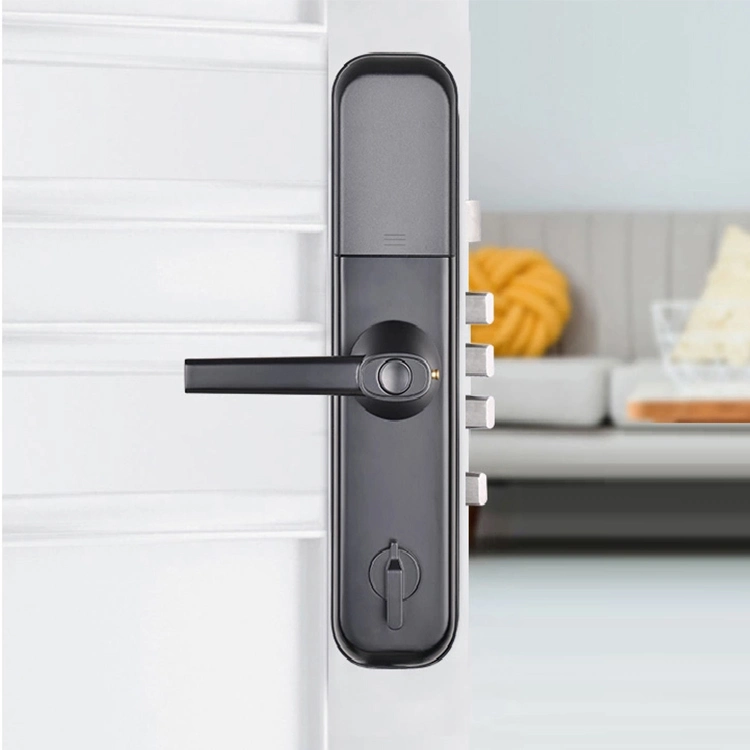 Safe Fingerprint Magnetic Combination Electronic Door Hardware Smart Lock Handle