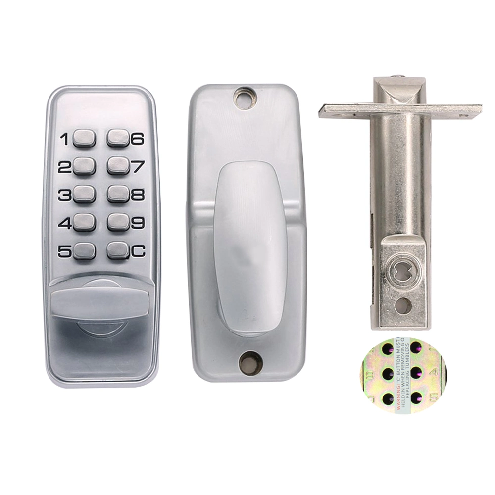 Mechanical Combination Pin Code Push Button Bathroom Keyless Digital Door Lock Password