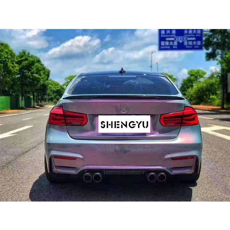 Car Accessories for BMW 3 Series F30 2012-2018 Upgrade to M3 Style Include Front and Rear Bumper with Grille Side Skirt